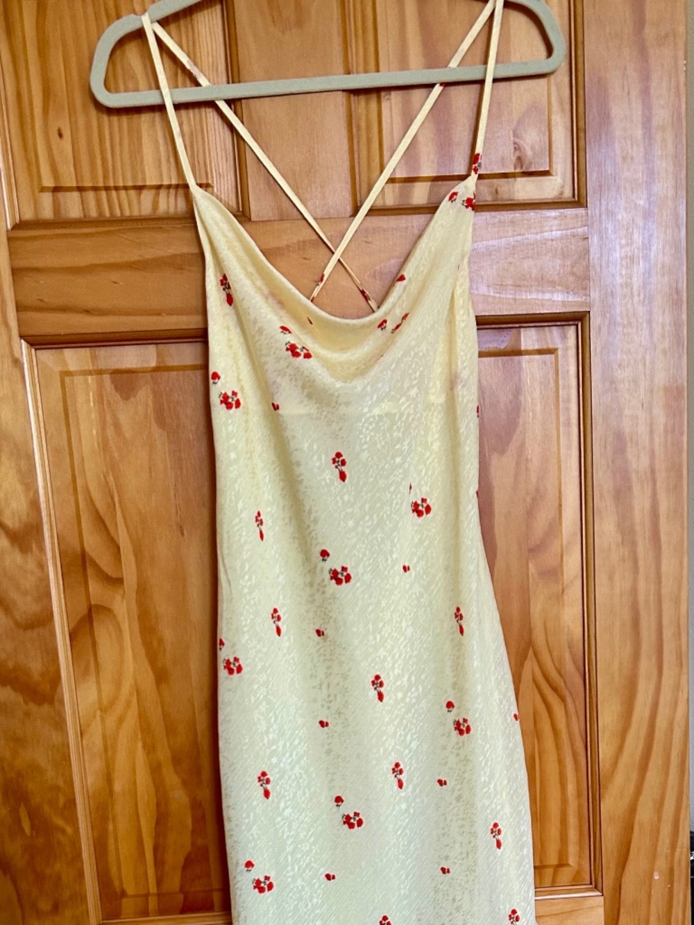 Adoore, Verona Dress, Pastel Yellow Rose, size 40/US 8/10